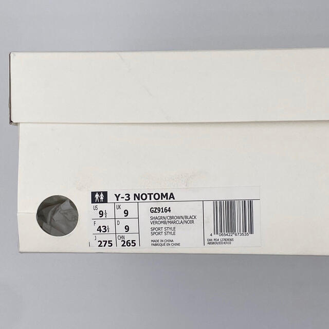 Y-3(ワイスリー)の定価55000円 27.5cm Y-3 ワイスリー NOTOMA ノトマ メンズの靴/シューズ(スニーカー)の商品写真
