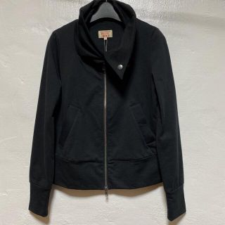 ヴィヴィアンウエストウッド(Vivienne Westwood)のスウェット　パーカー　ブルゾン　黒　未使用(トレーナー/スウェット)