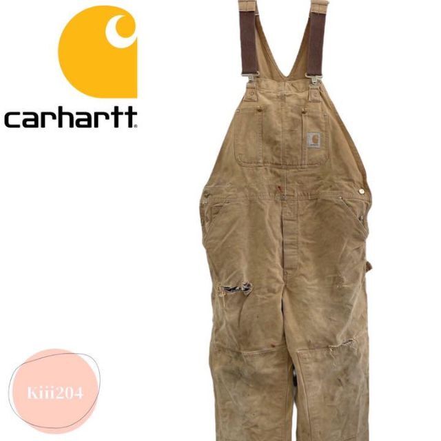 驚きの価格 carhartt - Carhartt ダック オーバーオール 作業着 ワークウェア ペインターパンツ サロペット+オーバーオール