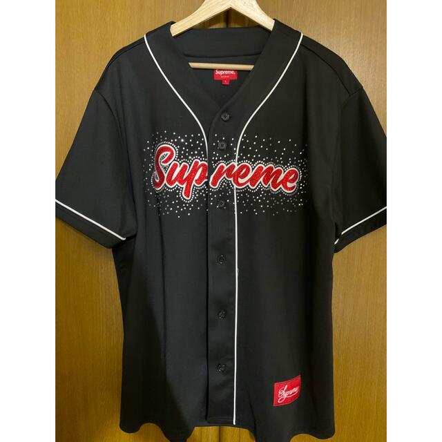 【限定セール】supreme ベースボール シャツ　ジャージ　シュプリーム　ロゴ