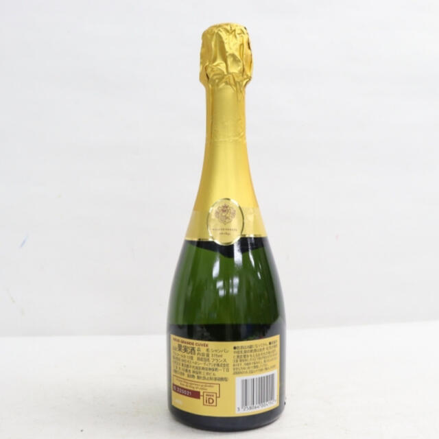 Krug(クリュッグ)のクリュッググランキュヴェ ブリュット ハーフボトル 375ml  食品/飲料/酒の酒(シャンパン/スパークリングワイン)の商品写真