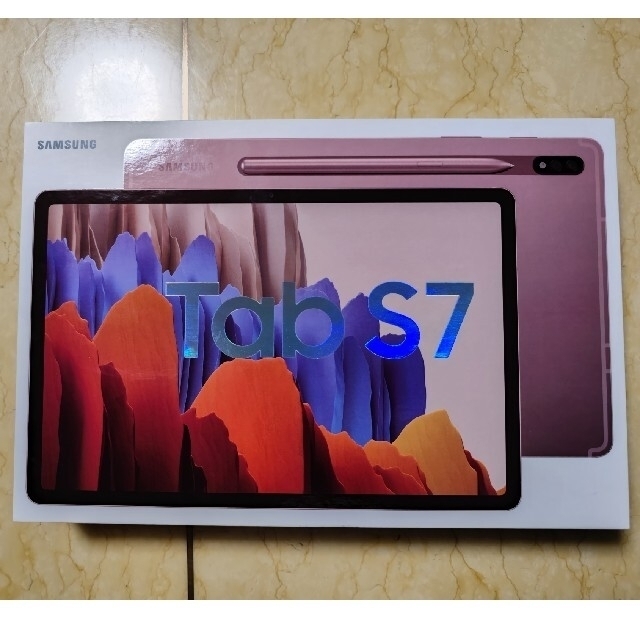 SAMSUNG(サムスン)の【美品】Galaxy Tab S7 128GB Wi-Fi ミスティックブロンズ スマホ/家電/カメラのPC/タブレット(タブレット)の商品写真