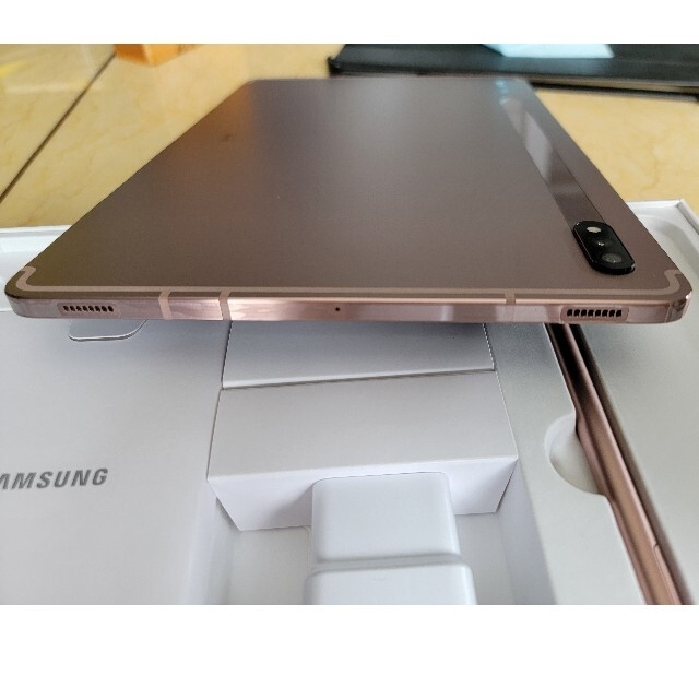 SAMSUNG(サムスン)の【美品】Galaxy Tab S7 128GB Wi-Fi ミスティックブロンズ スマホ/家電/カメラのPC/タブレット(タブレット)の商品写真