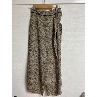 ペイズリーレイヤードパイピングパンツ TODAYFUL