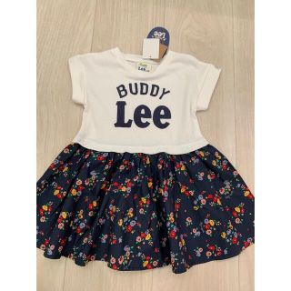 リー(Lee)の【新品】Buddy Lee 半袖　花柄ワンピース 100cm(ワンピース)