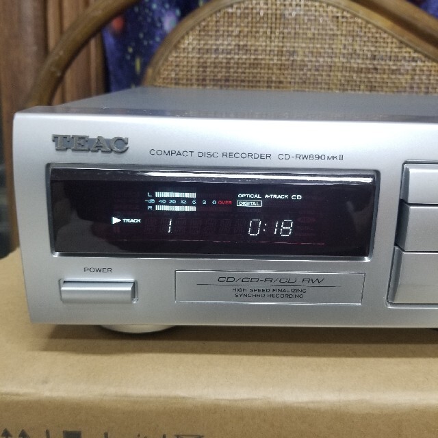 完動超美品!再生/録画可!TEAC CDレコーダーCD-RW890MKⅡ