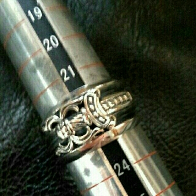 新品　約23号   ダガーリング　silver925 メンズのアクセサリー(リング(指輪))の商品写真