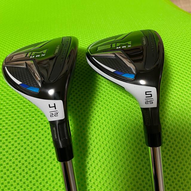 TaylorMade(テーラーメイド)の美品　SIM MAX レスキュー　U4 U5 ２本セット スポーツ/アウトドアのゴルフ(クラブ)の商品写真