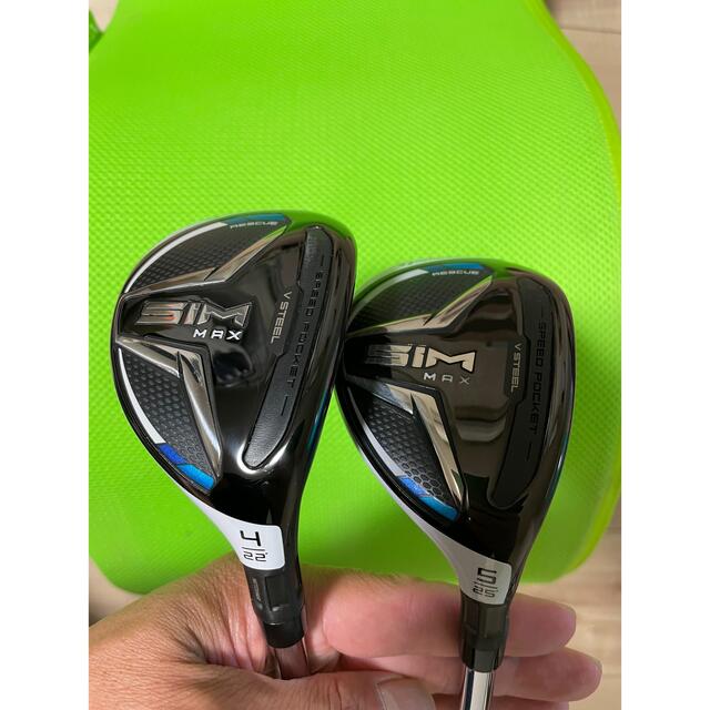 TaylorMade(テーラーメイド)の美品　SIM MAX レスキュー　U4 U5 ２本セット スポーツ/アウトドアのゴルフ(クラブ)の商品写真