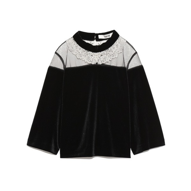 「#期間限定」のおすすめ人気ランキング fur fur ベロア&レースプルオーバーの FURFUR 新品タグ付き - シャツ+ブラウス(長袖+七分)