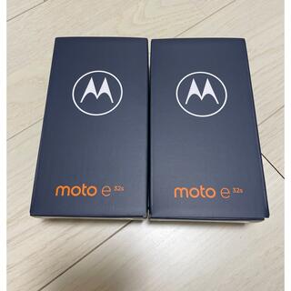 Motorola - 【新品未使用】モトローラ moto e32s SIMフリー2台の通販 ...