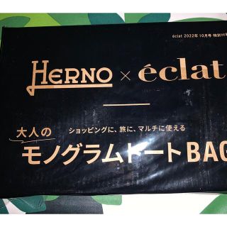 ヘルノ(HERNO)のエクラ10月号特別付録　おまけ付7月号8月号付録付き(トートバッグ)