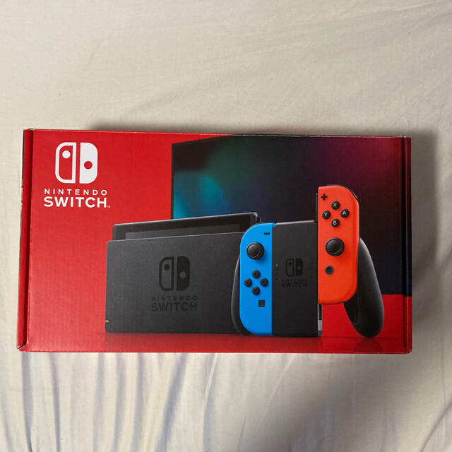 Nintendo Switch(ニンテンドースイッチ)のNintendo Switch JOY-CON(L) ネオンブルー/(R) ネオ エンタメ/ホビーのゲームソフト/ゲーム機本体(家庭用ゲーム機本体)の商品写真