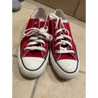 コンバース(CONVERSE)のコンバース　チャックテイラー　赤　25.5(スニーカー)