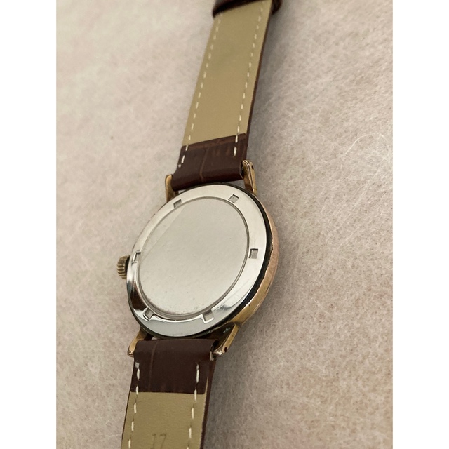 予約済 貴重☆稼働品☆Girard-Perregaux手巻き腕時計 革ベルト新品