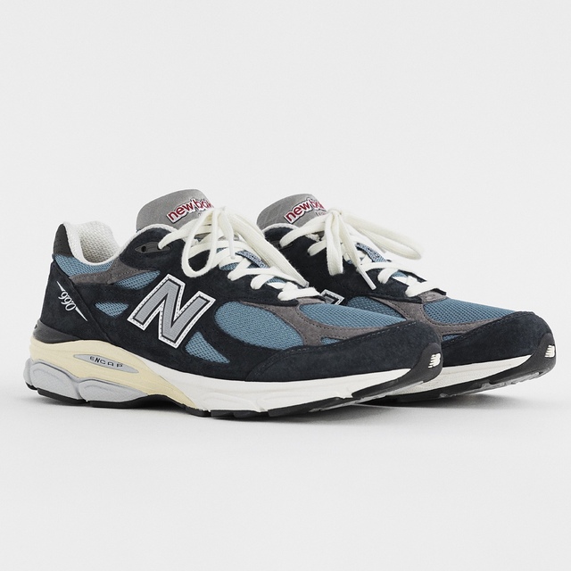 new balance m990v3 te3 26cm靴/シューズ