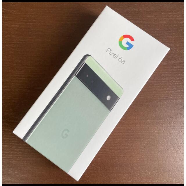 【新品】Google Pixel 6a 128GB SIMフリー [Sage]スマートフォン