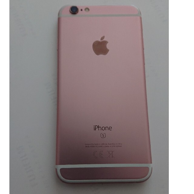 iPhone(アイフォーン)のihone 6S ローズ スマホ/家電/カメラのスマートフォン/携帯電話(スマートフォン本体)の商品写真