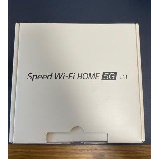 ゼットティーイー(ZTE)のSpeed Wi-Fi HOME 5G L11(PC周辺機器)