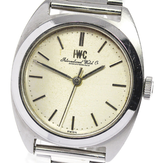 【第1位獲得！】 オールドインター SCHAFFHAUSEN】IWC 【IWC - IWC cal.89 メンズ_696110 手巻き ヴィンテージ 腕時計(アナログ)