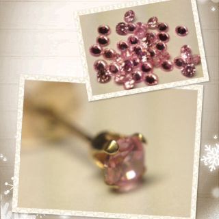 K14GF キュービックジルコニアピアス(ピアス)