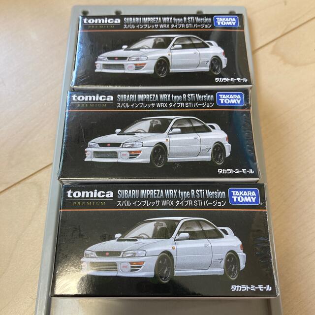 トミカプレミアム スバル インプレッサ ＷＲＸ タイプＲ ＳＴｉバージョン　3台