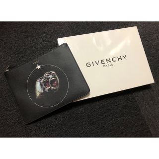 ジバンシィ(GIVENCHY)の【美品】GIVENCHY モンキーブラザーズ グラフィッククラッチバッグ(セカンドバッグ/クラッチバッグ)