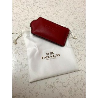 コーチ(COACH)のCOACH   小物　ワインレッド　巾着袋付き　(その他)