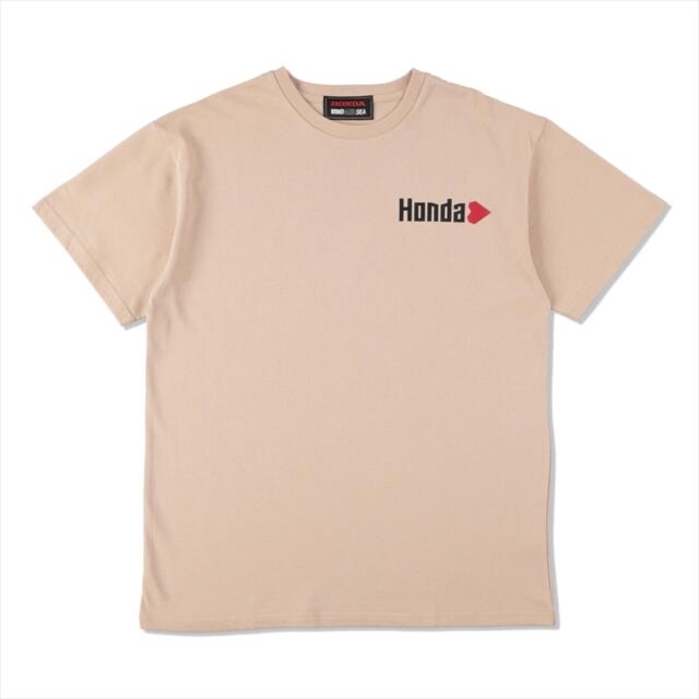 Hondaハート×WIND AND SEA Tシャツ ベージュ M キンプリ | フリマアプリ ラクマ