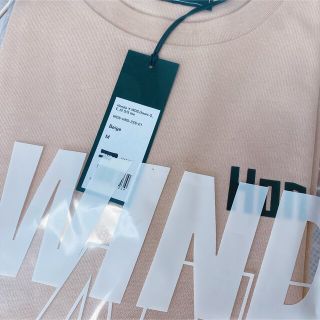 Hondaハート×WIND AND SEA Tシャツ ベージュ M キンプリ