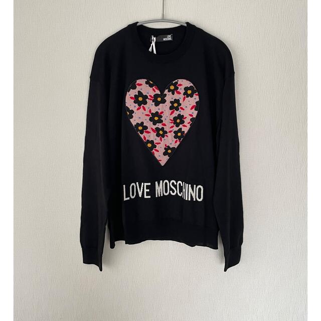 MOSCHINO(モスキーノ)の【新品】MOSCHINO  モスキーノ 長袖 ニット ブラック レディースのトップス(ニット/セーター)の商品写真