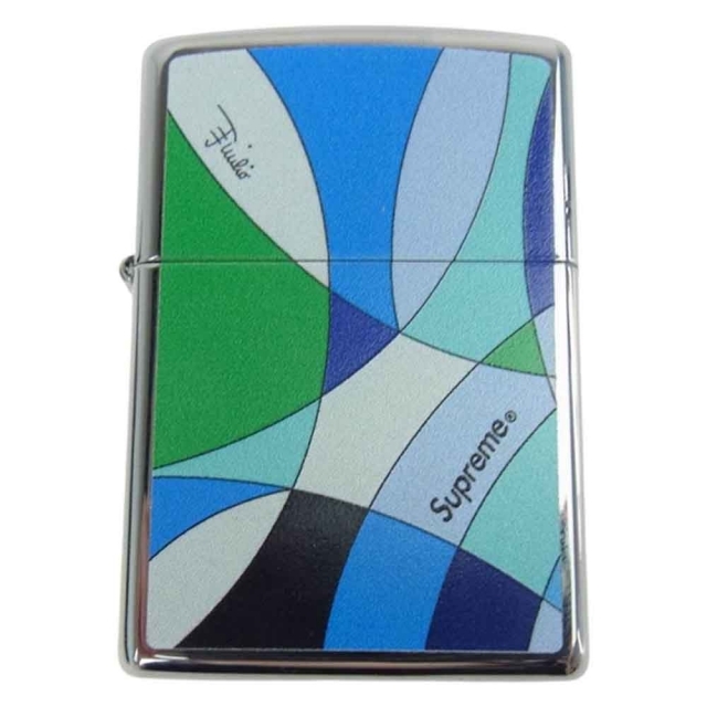 Supreme シュプリーム その他アクセサリー EMILIO PUCCI ZIPPO ジッポ ライター ブルー系 マルチカラー系【新古品】【未使用】