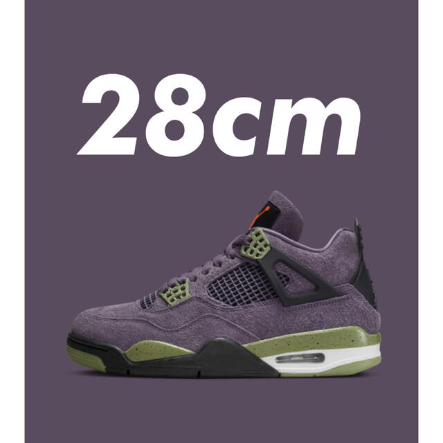 NIKE(ナイキ)のNIKE WMNS AIR JORDAN 4 Canyon Purple メンズの靴/シューズ(スニーカー)の商品写真