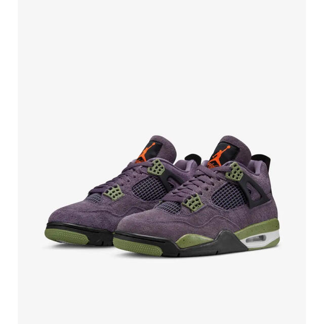 NIKE(ナイキ)のNIKE WMNS AIR JORDAN 4 Canyon Purple メンズの靴/シューズ(スニーカー)の商品写真