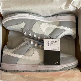 ナイキ(NIKE)のNike Dunk Low "WHITE-WOLFGrey"(スニーカー)