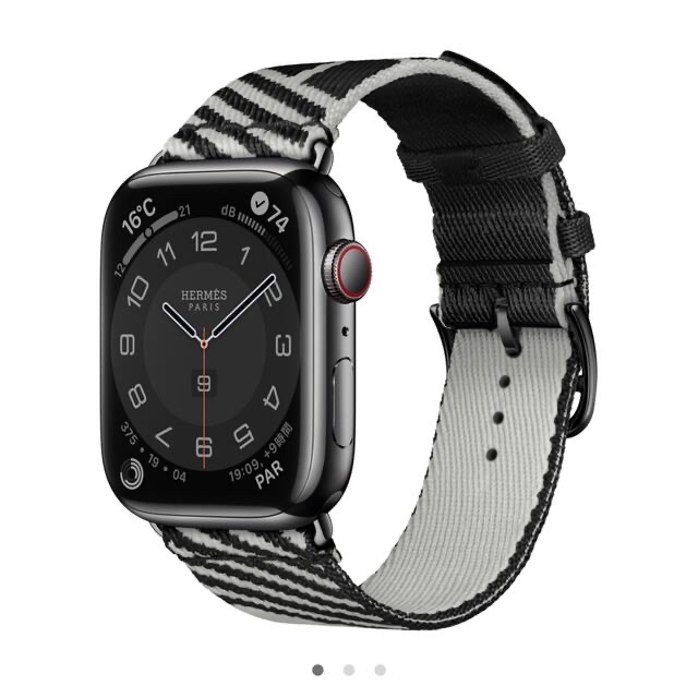 Apple Watch(アップルウォッチ)の未開封　エルメスApple Watch7アップルウォッチ7  45mm メンズの時計(腕時計(デジタル))の商品写真