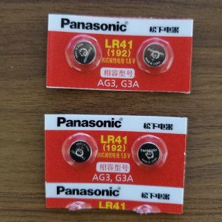 Panasonic ボタン電池 LR41（4個）(その他)