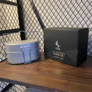 国内外の人気が集結アウトドアムースルームワークス moose room works 戦闘飯盒2型 シルバー - www