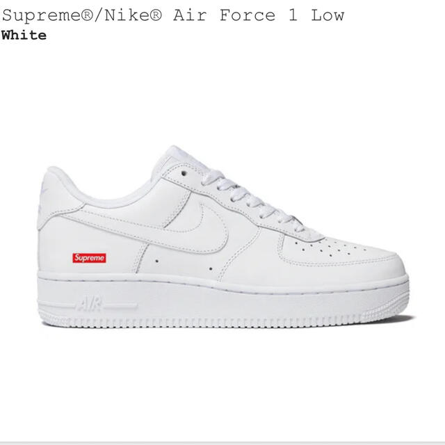 Supreme Nike Air Force 1 Low White