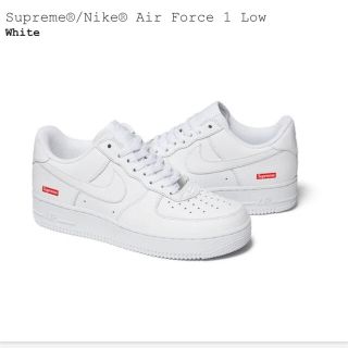 Supreme Nike Air Force 1 Low White(スニーカー)