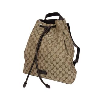 グッチ(Gucci)の【新品】グッチ リュック 449175 GG キャンバス 巾着(リュック/バックパック)