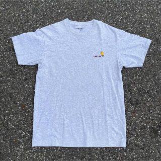 カーハート(carhartt)の【大人気】カーハート　半袖Tシャツ　刺繍ワンポイント　グレー(Tシャツ/カットソー(半袖/袖なし))