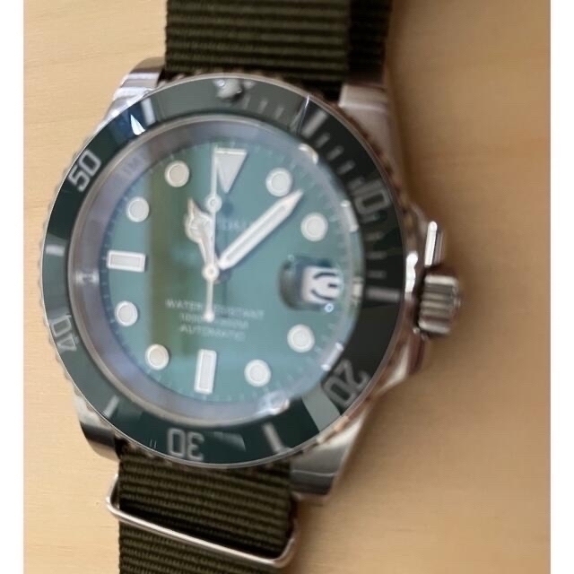 SEIKO(セイコー)のHEIMDALLR  サブマリーナ NH35 セイコー　自動巻 セラミックベゼル メンズの時計(腕時計(アナログ))の商品写真