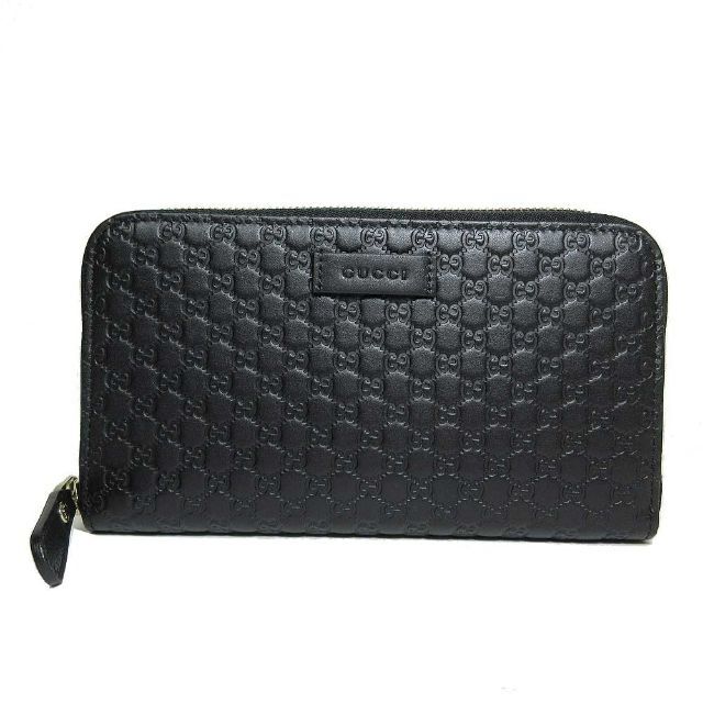 春新作の Gucci - 【新品】グッチ 長財布 449391(ブラック) ラウンド