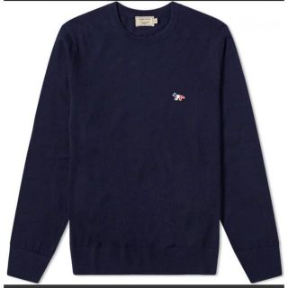 メゾンキツネ(MAISON KITSUNE')のmaison kitsune knit sweater navy(ニット/セーター)