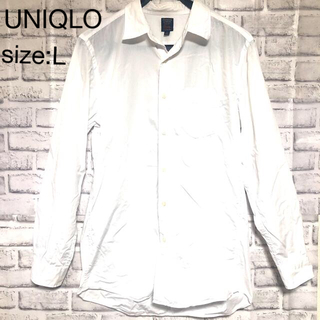 ユニクロ(UNIQLO)のユニクロ　UNIQLO プレミアムコットンシャツ　サイズL(シャツ)