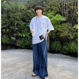 松野屋 キャンバスフラットショルダー がーくん着用ジエダJiedaデニム