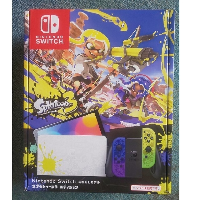 【新品未開封】ニンテンドースイッチ スプラトゥーン３ エディション有機ＥＬモデル