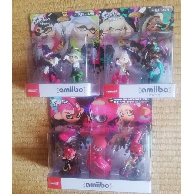 新品未使用　amiibo アミーボ Splatoon スプラトゥーン タコ