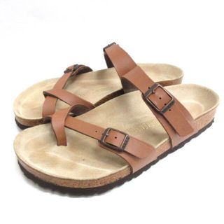 ビルケンシュトック(BIRKENSTOCK)のビルケンシュトック 071821 MAYARI サンダル 24.5cm ブラウン(サンダル)